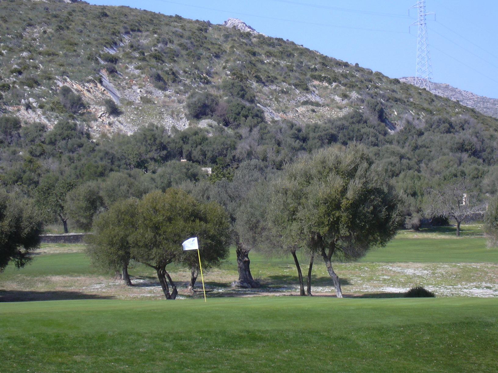 Grün 7 von Capdepera Golf im Osten Mallorcas
